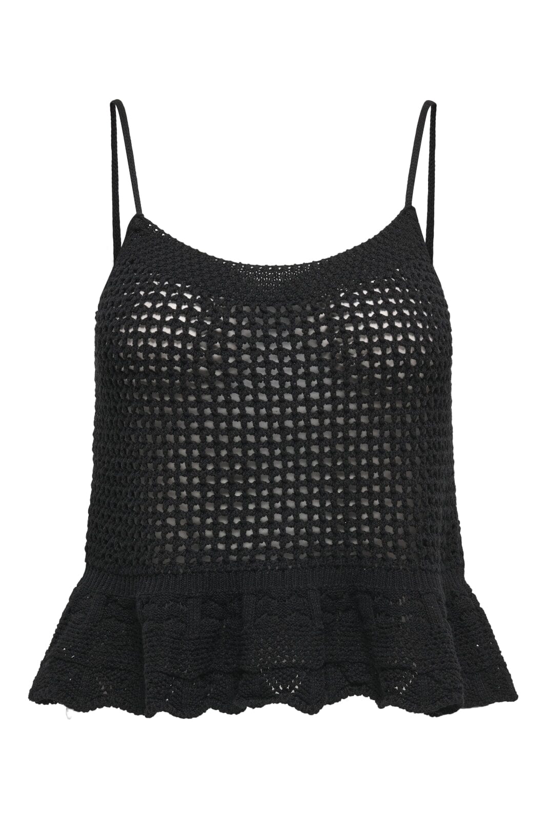 Forudbestilling - Only - Onlmary Life Sl Peplum Top Knt - 4489826 Black