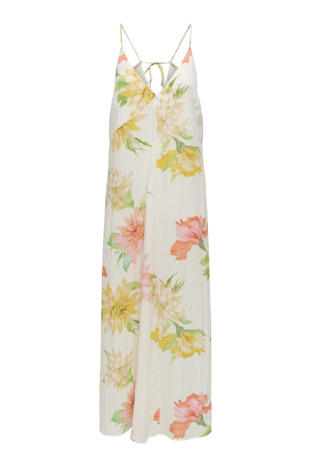 Only - Onlofelia Maxi Strap Dress Ox - 4974716 Cloud Dancer Summer Floral