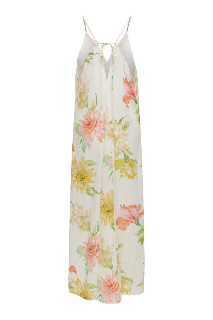 Only - Onlofelia Maxi Strap Dress Ox - 4974716 Cloud Dancer Summer Floral