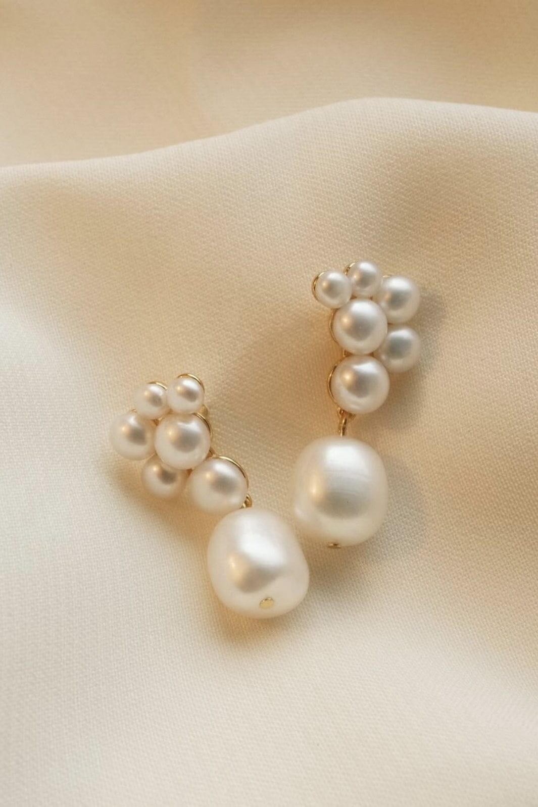 Forudbestilling - Pernille Corydon Jewellery - Ocean Treasure Earsticks - Gold Plated Øreringe