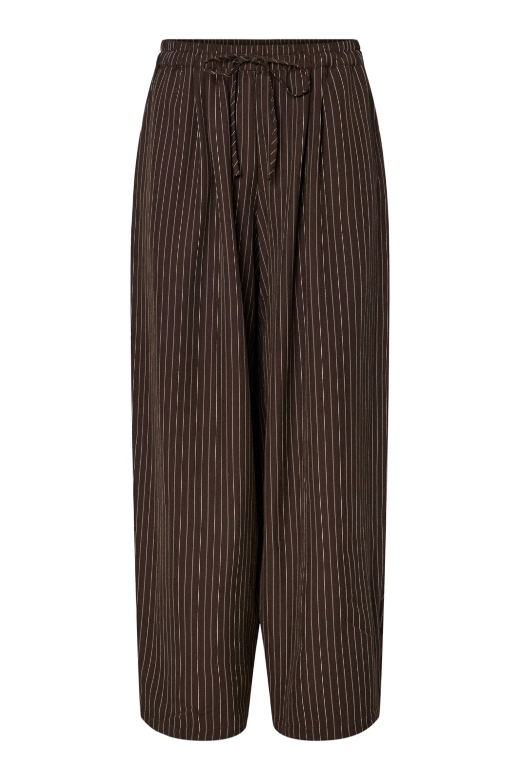 Pieces - Pcanja Barrel Pants - 4976601 Delicioso Pinstripe