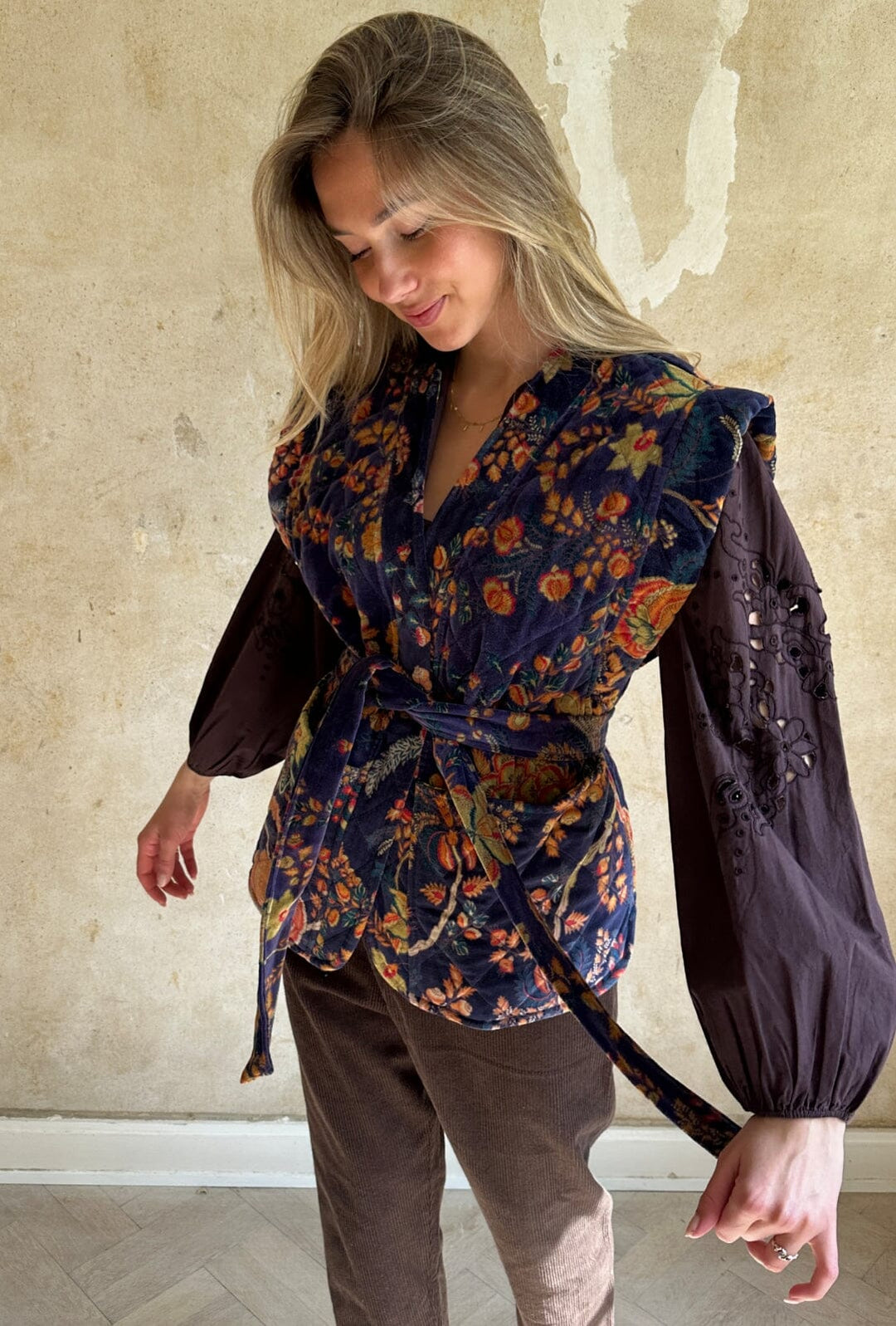 Forudbestilling - Sissel Edelbo - Cille Vest SE 1382 - Purple Delight Veste