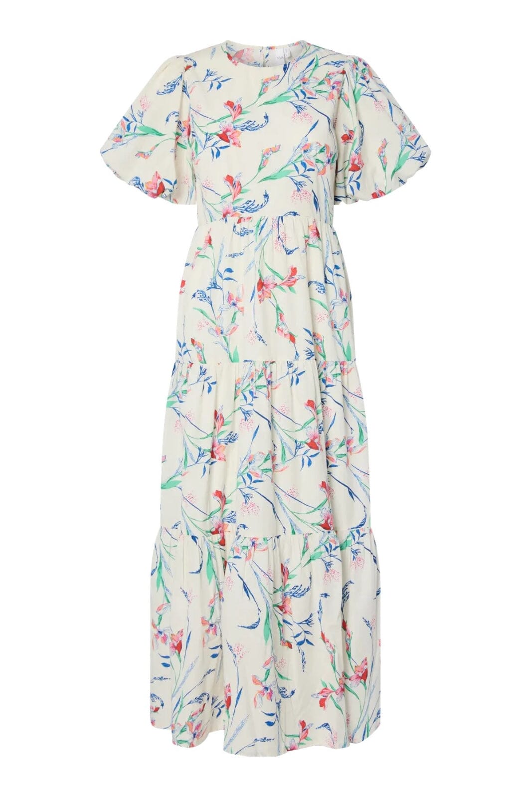 Forudbestilling - Y.A.S - Yasneena Ss Ankle Dress Pb - 4807831 Birch Neena Aop