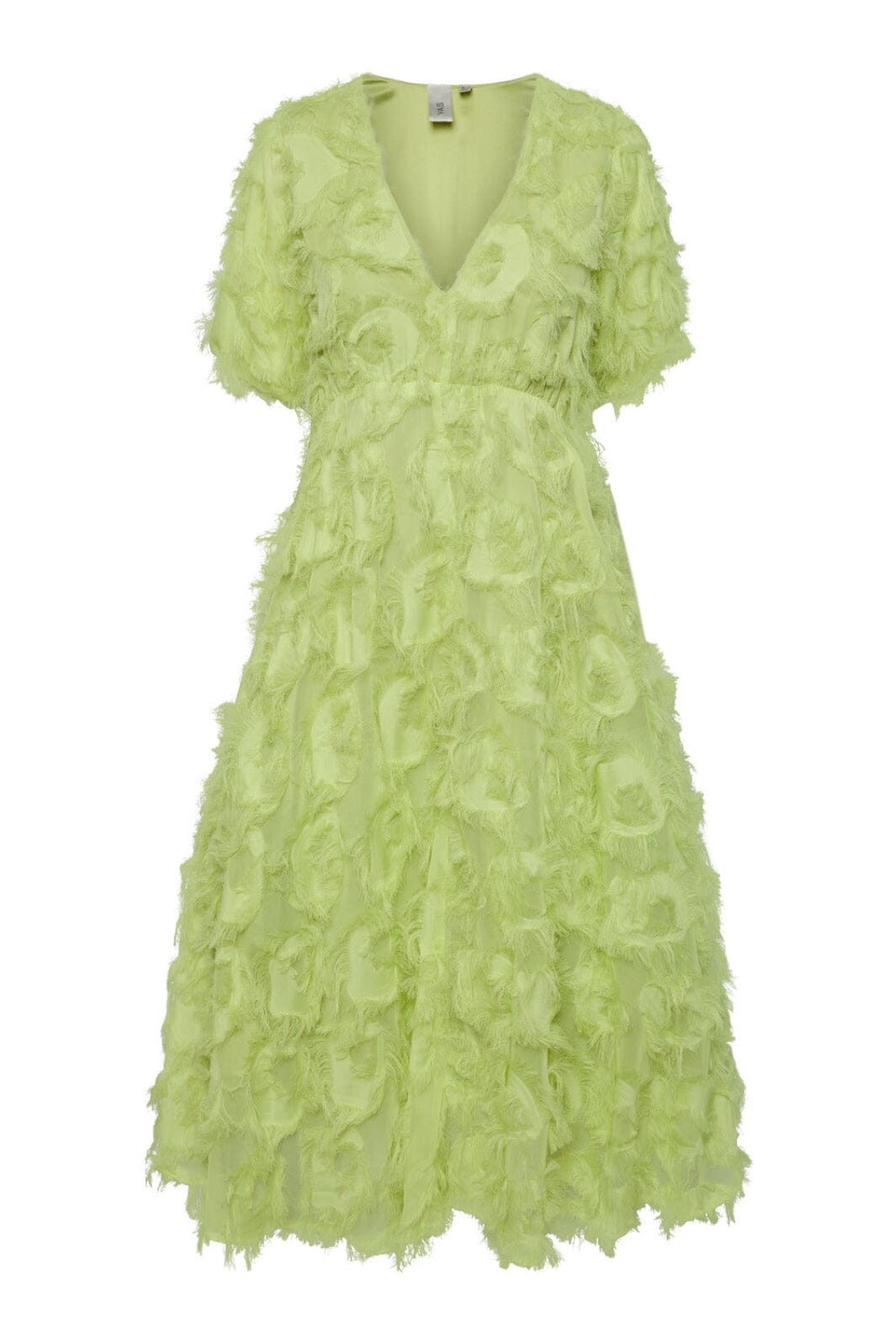 Forudbestilling - Y.A.S - Yaspazylla 3/4 Midi Dress Show - Opaline Green - (Marts) Kjoler