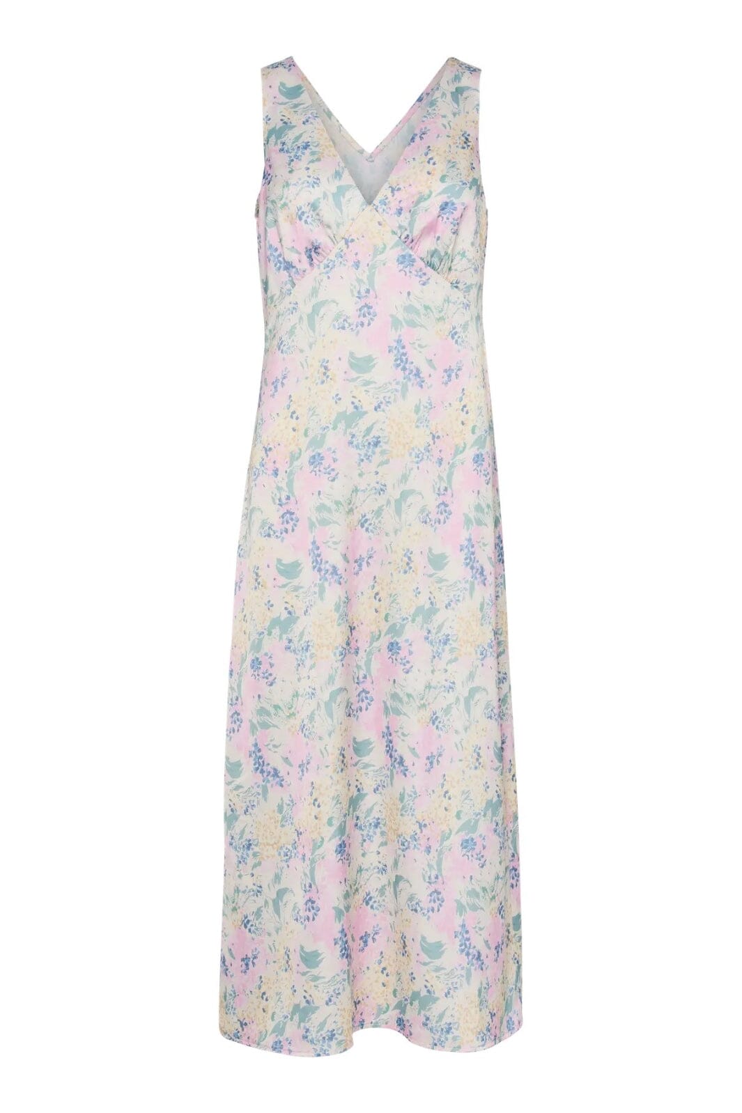 Forudbestilling - Y.A.S - Yaspella Sl Long Dress - 4851067 Gardenia Dottea Print