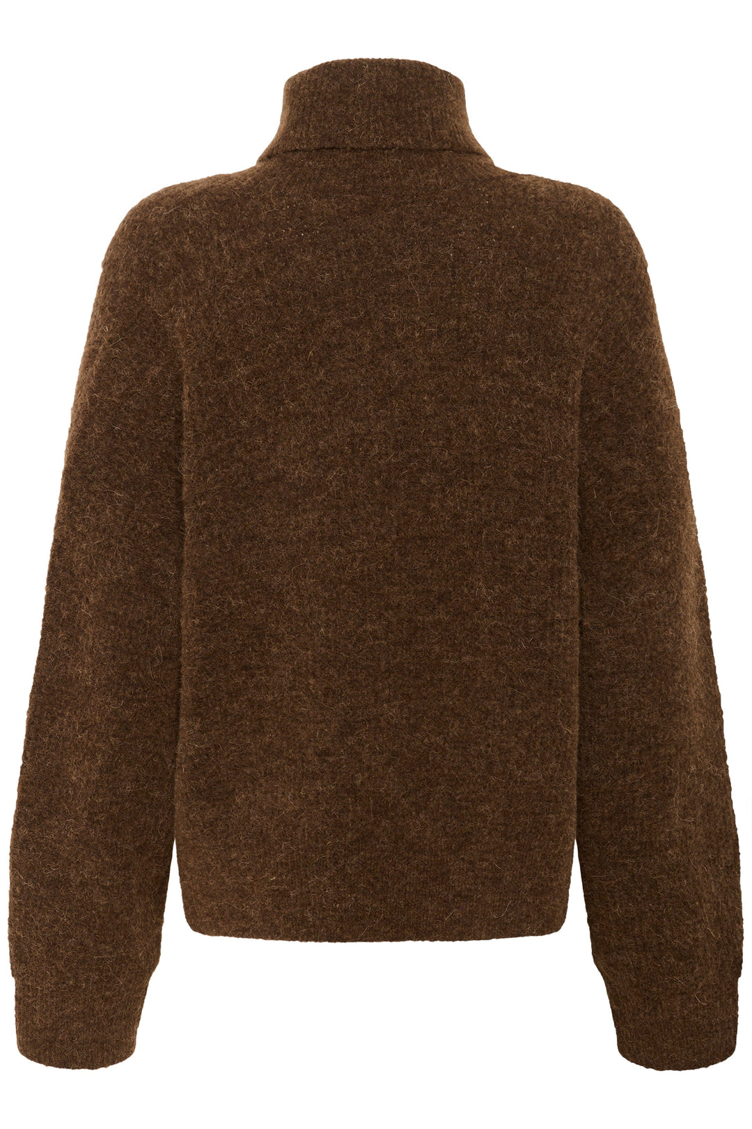 Gestuz - Alphagz Rollneck 10909446 - 108310 - Buff Mélange Strikbluser