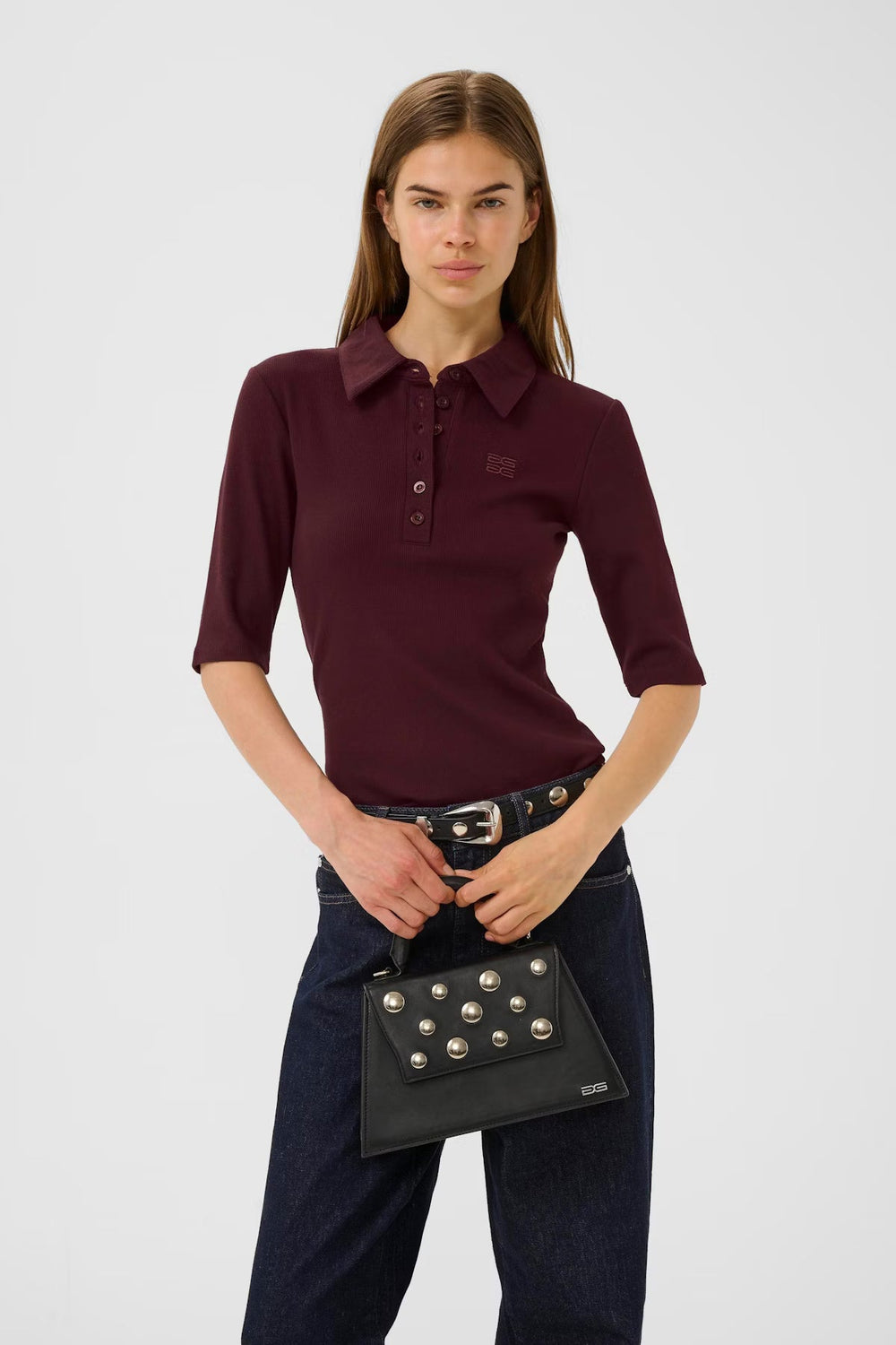 Gestuz - Gzdrew Polo Top 10910593 - 108291 - Aronia Toppe