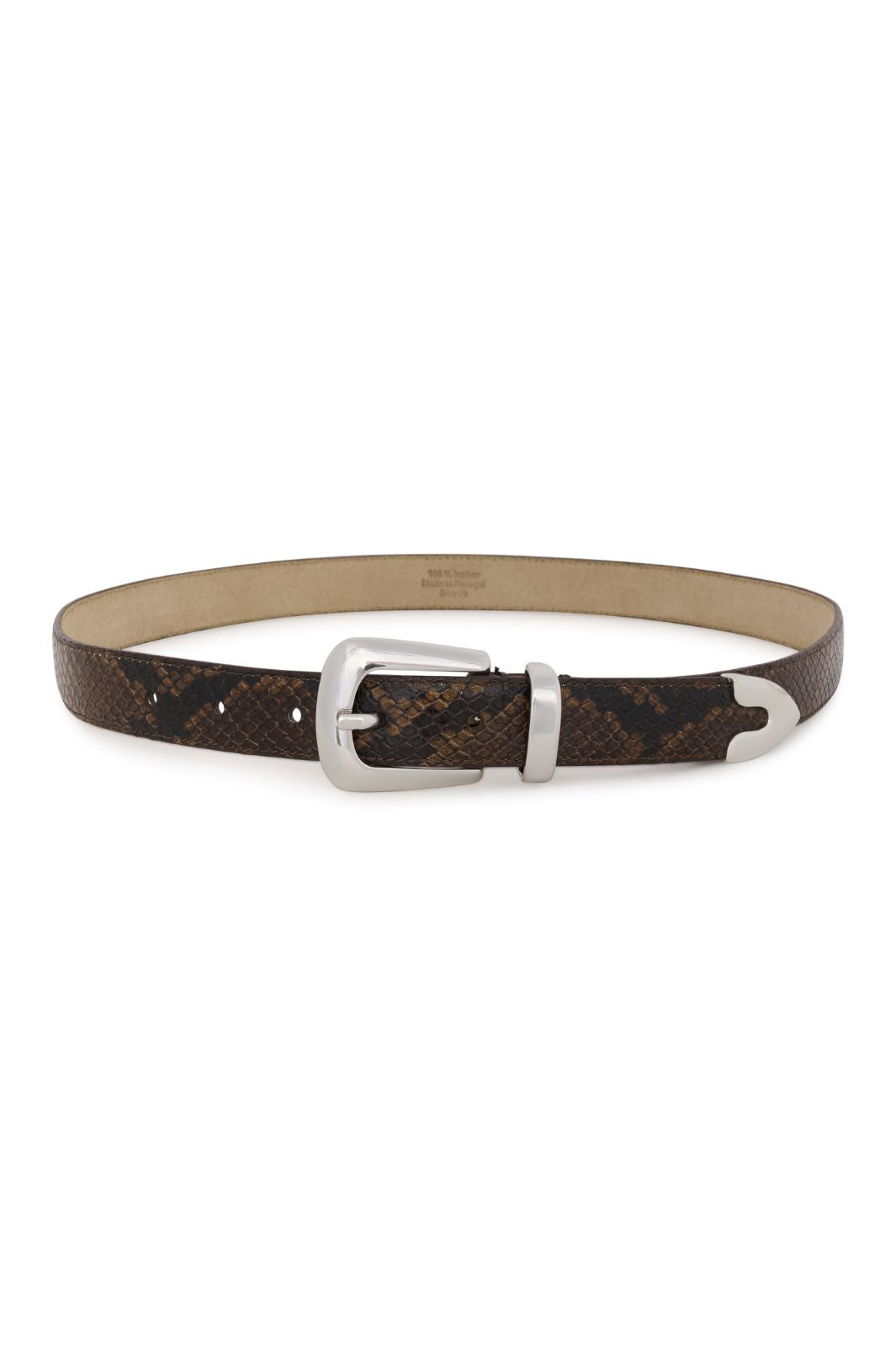 Gestuz - Gzfilua Belt 10910827 - 100626 - Brown Snake Bælter