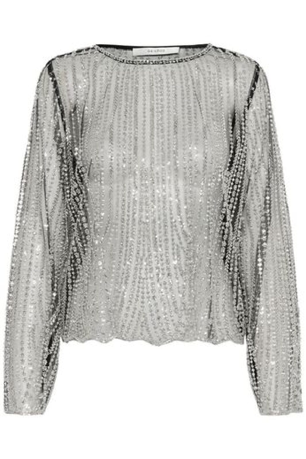 Gestuz - Gzsibba Blouse 10910698 - 103434 - Black/Silver Bluser