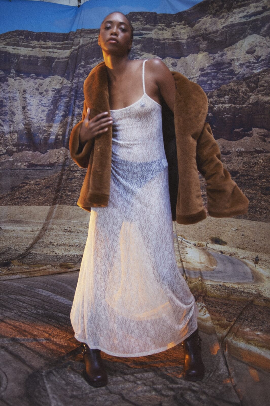 Gestuz - Lailagz Maxi Dress - 130905 Birch Kjoler