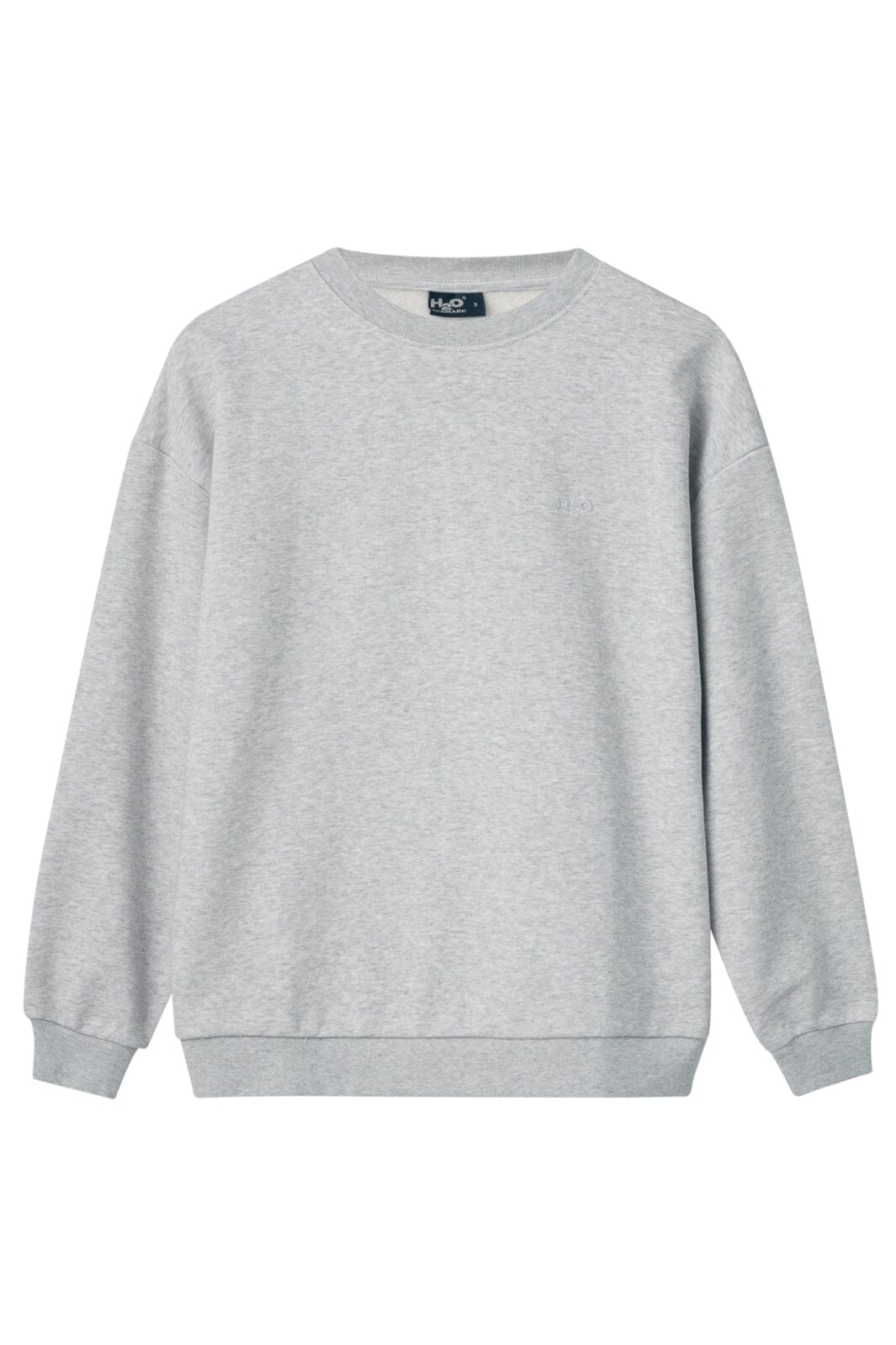 H2O - Base Woman Sweat O'Neck - 1020 Lt. Grey Mel Sweatshirts