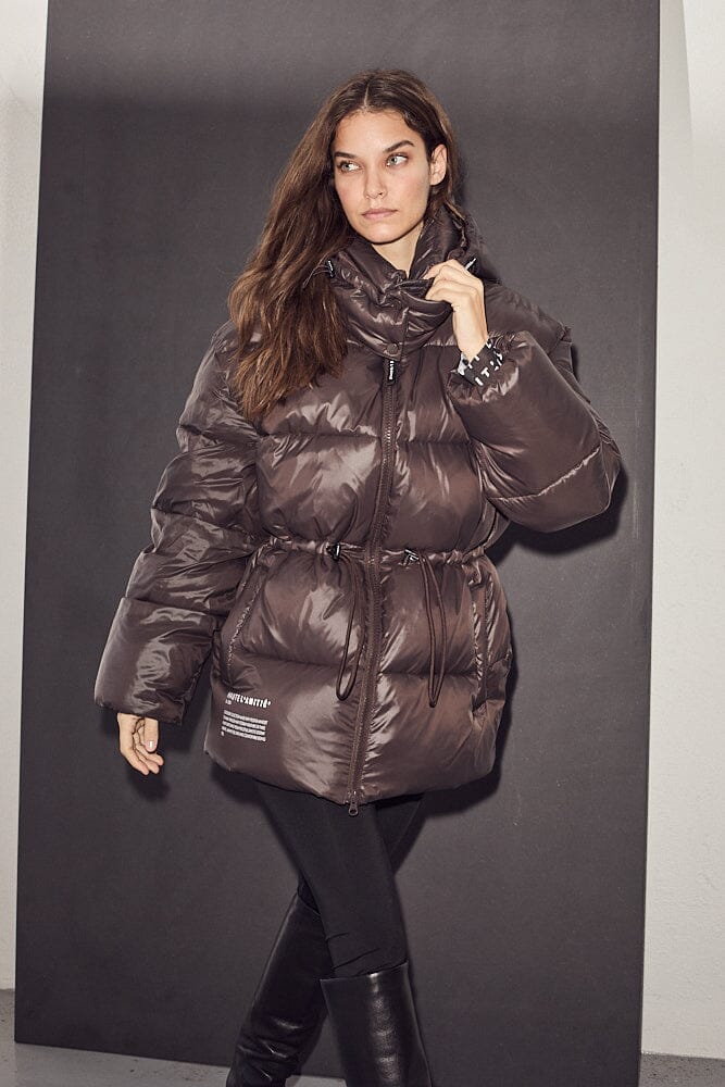 Haute L'Amitié - Climb Puffer Jacket HL10186 - Mocca Jakker