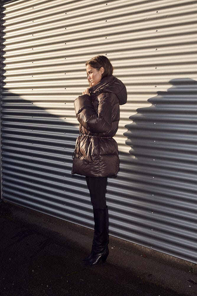 Haute L'Amitié - Climb Puffer Jacket HL10186 - Mocca Jakker