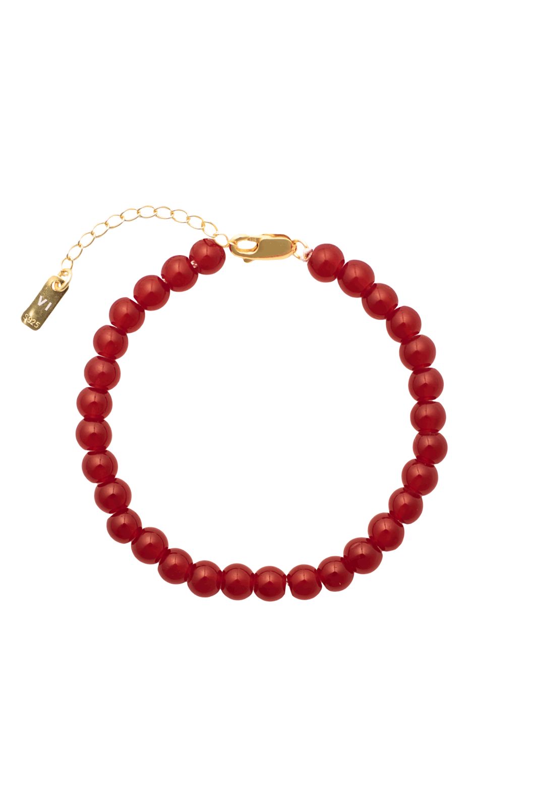 House Of Vincent - Candy Coral Berry S Bracelet VJ233-UBG-R-S - Red - Gilded
