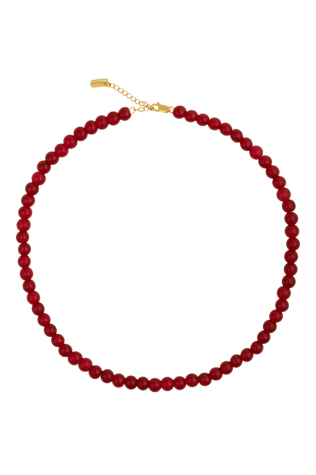 Précommande - House Of Vincent - Candy Coral Berry S Necklace VJ233-UNG-R-S - Red - Gilded