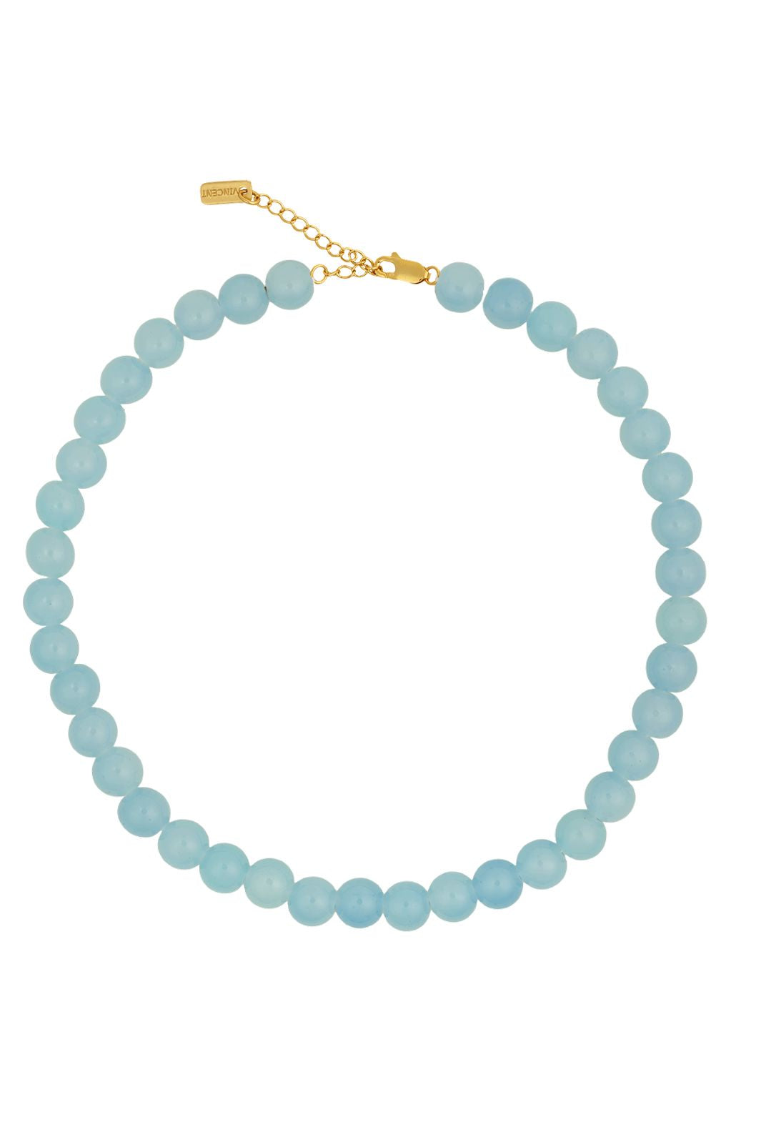Précommande - House Of Vincent - Candy Coral Lagoon M Necklace VJ233-UNG-B-M - Light Blue - Gilded