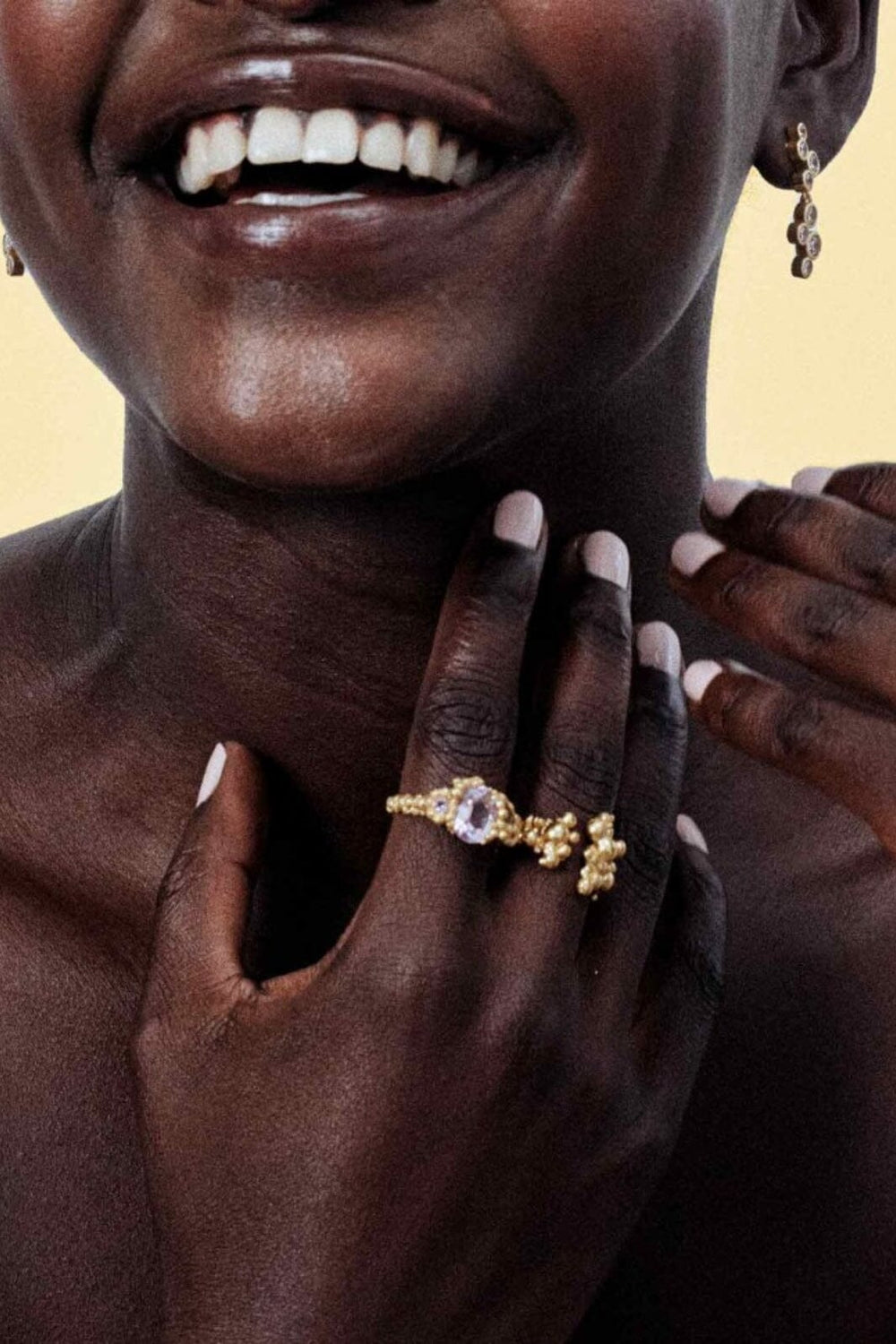 House Of Vincent - Moonlit Secret Ring - Gilded