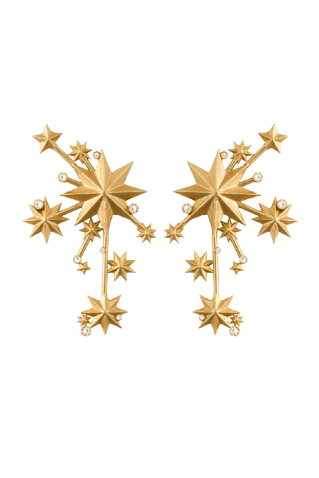 House Of Vincent - Night Poetry Earrings - Gilded