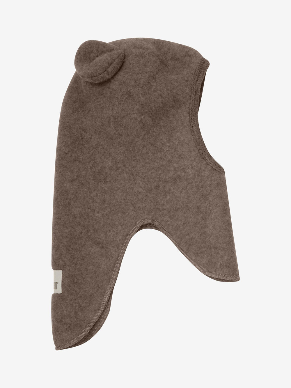 Huttelihut - Balaclava Ears Wool Fleece 6836 - 2152 Brown Melange Elefanthuer