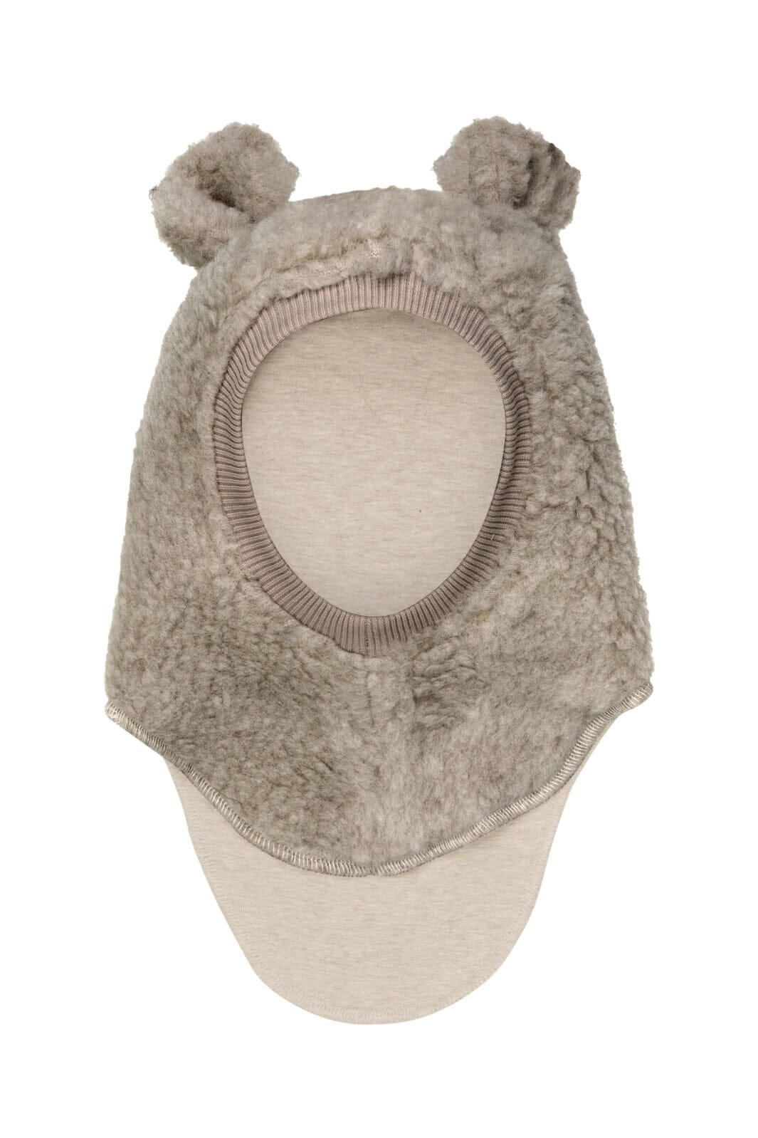 Huttelihut - Balaclava Ears Wool Teddy 460347 - 2044 Camel Melange Elefanthuer