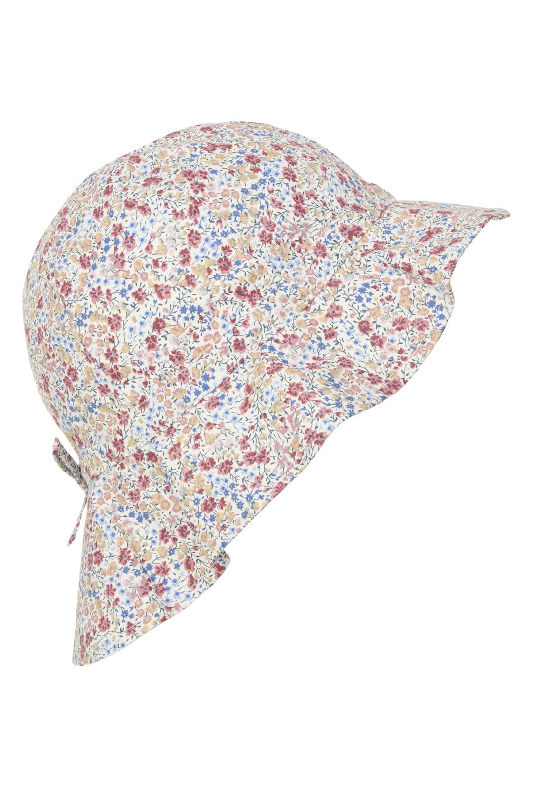 Huttelihut - Summer Hat In Liberty Fabric - Sepia Rose Sommerhatte & UV hatte