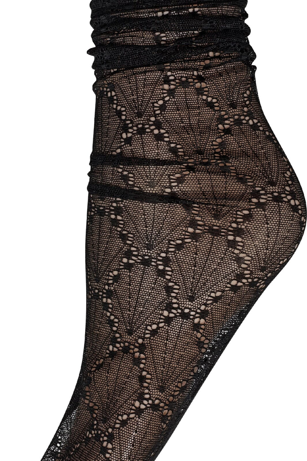 Hype The Detail - Lace Fall Down 21285-75 - 1100 Black Strømper