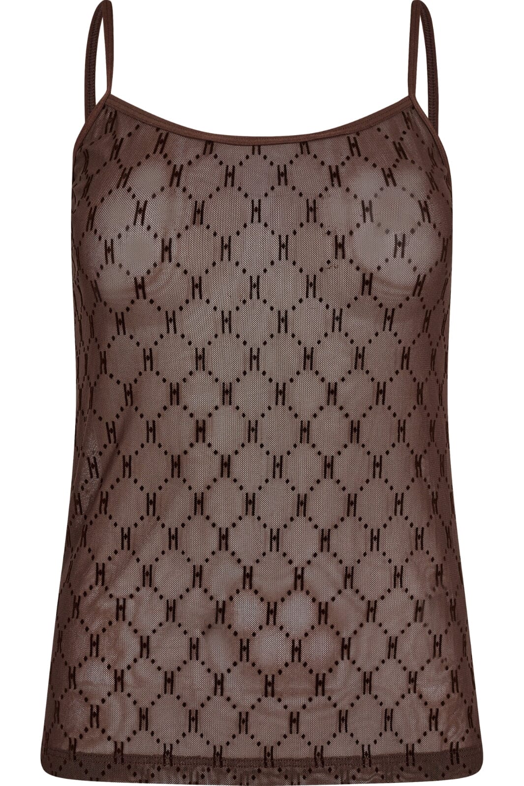 Hype The Detail - Mesh Singlet - Brun Toppe