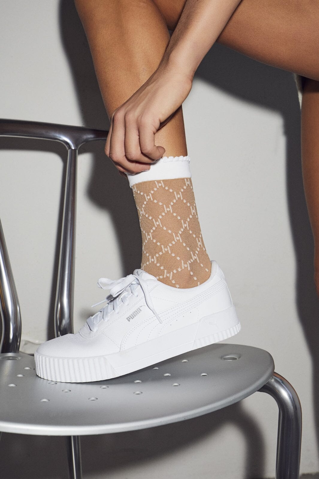 Hype The Detail - Socks Logo 25App - Hvid Strømper