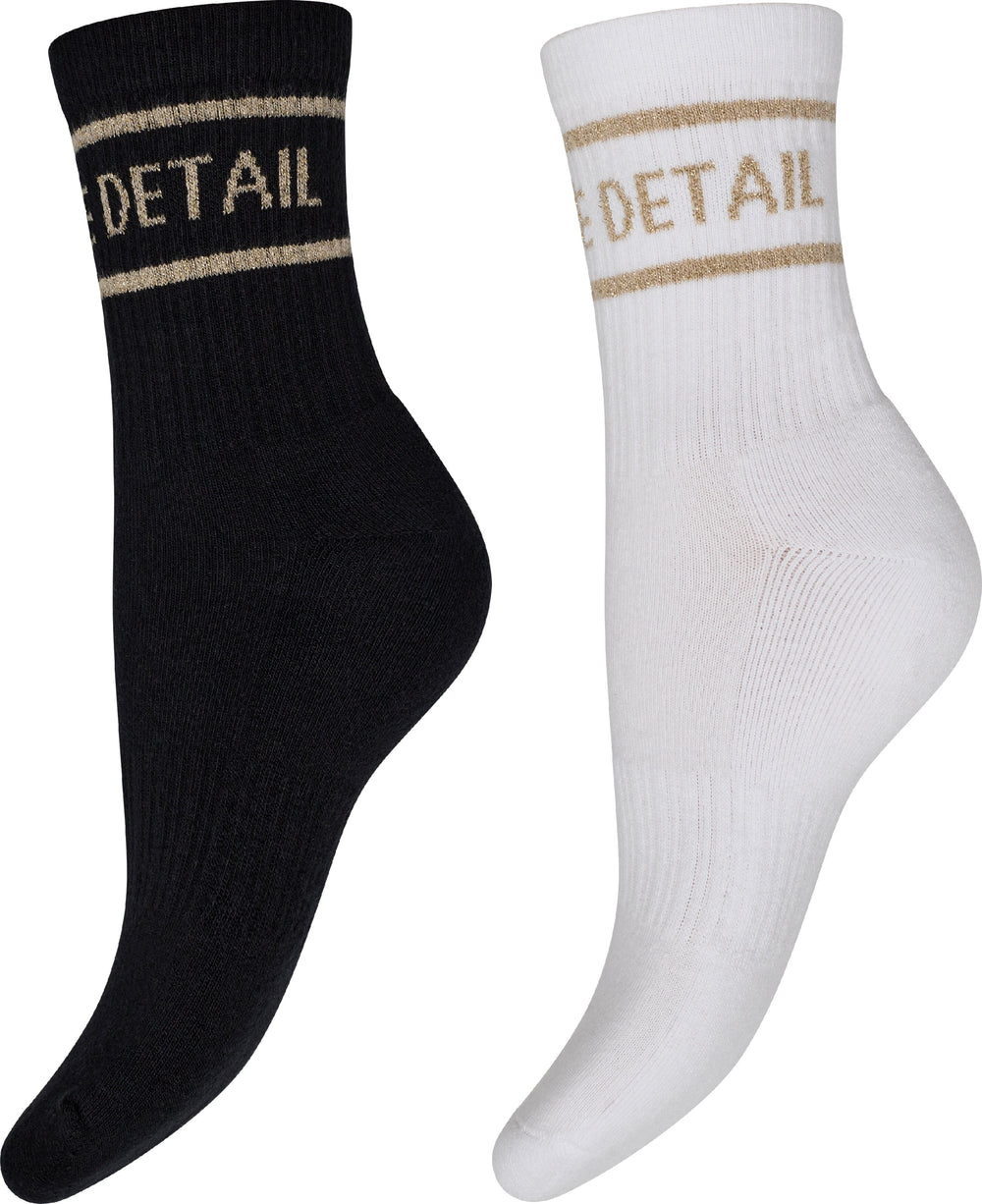 Hype The Detail - Tennis Sock 2-Pk - 9004 Multifarvet Strømper