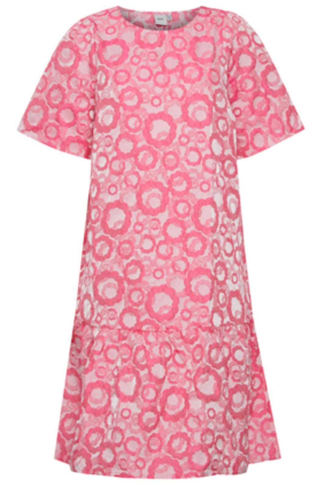 Ichi - Ixtytte Dr Dress - Shocking Pink Kjoler