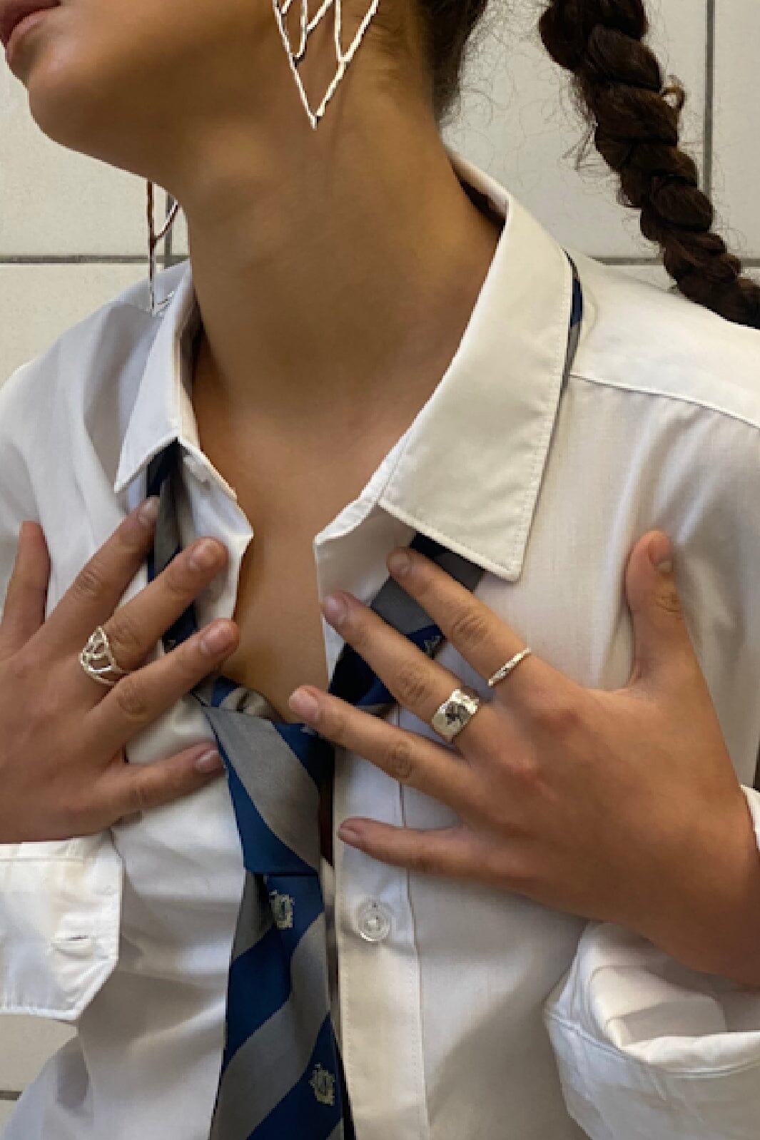 Jane Kønig - Bruised Heart Ring BHR-SS23 - G - Forgyldt Forsølvet