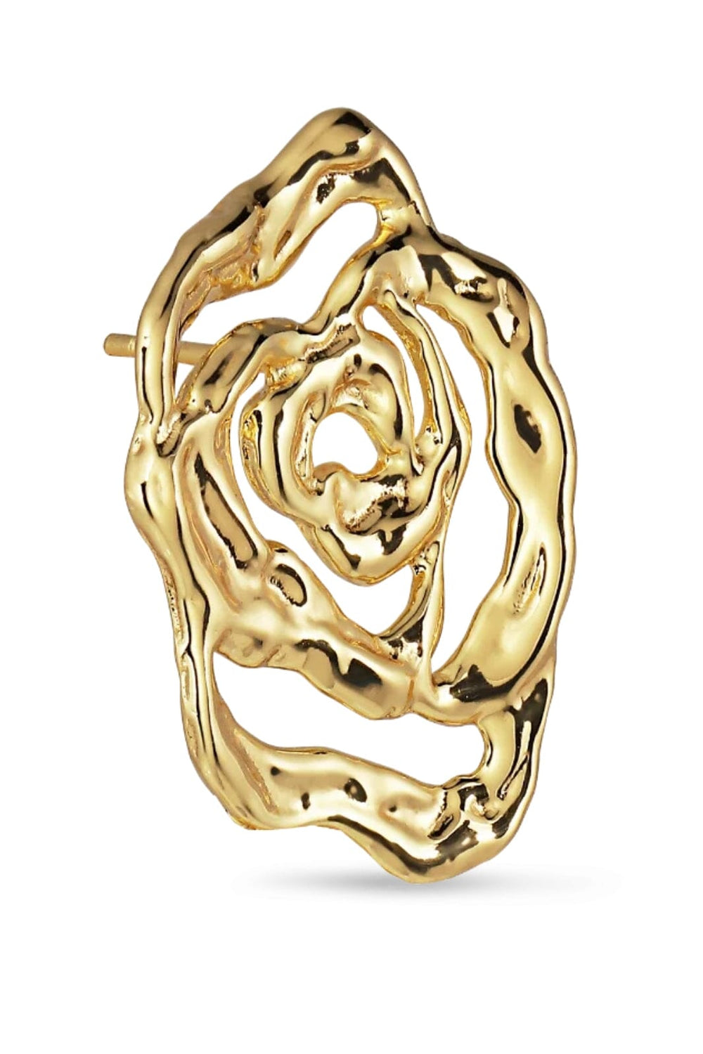 Jane Kønig - Rose Earring - Forgyldt Øreringe