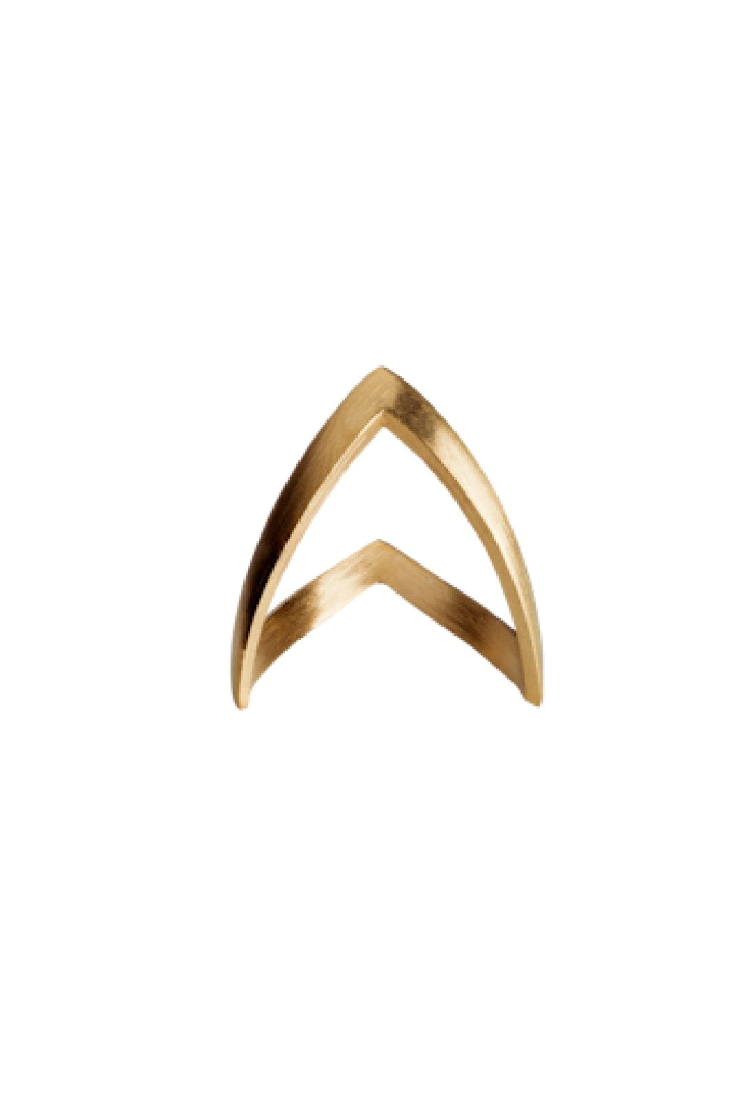 Jane Kønig - V Ring - Forgyldt