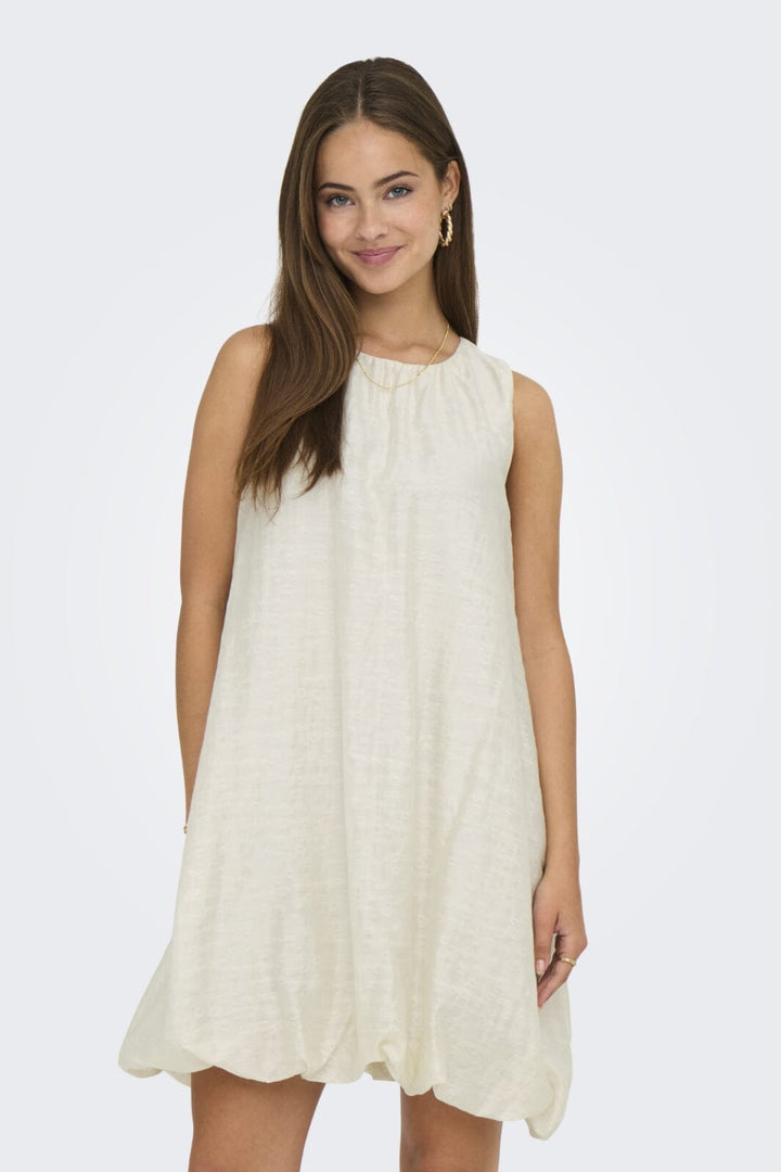 JDY - Jdylucca S/L Bubblehem Dress - 4893775 Birch