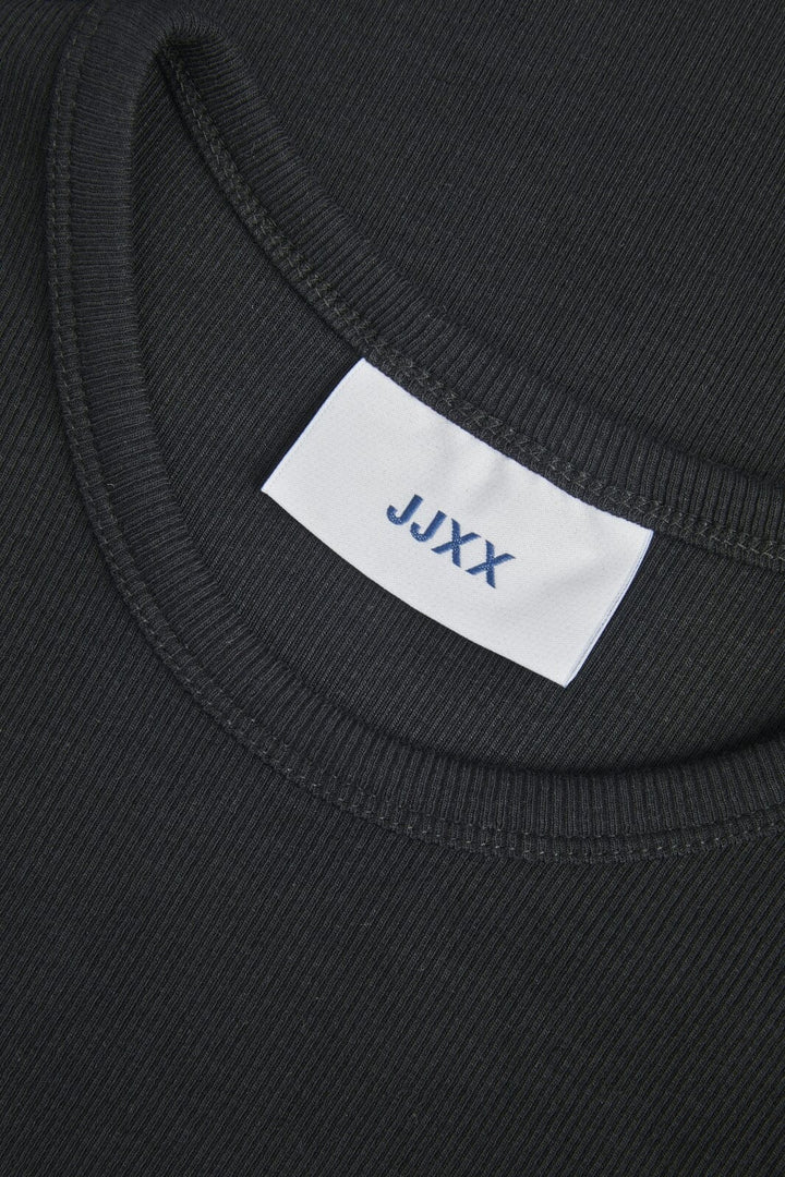 Jjxx - Jxfrankie Str Ss Rib Tee - 4211239 Black