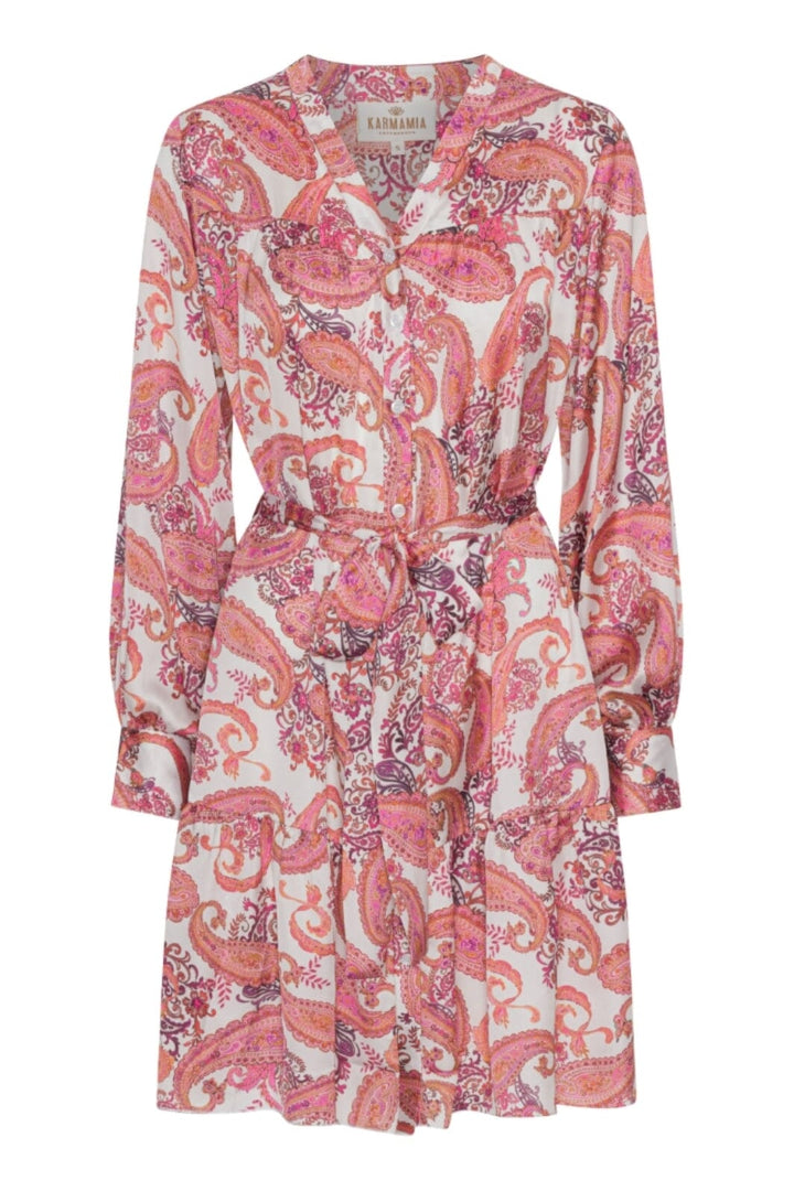 Karmamia - Manon Dress - White Poppy Kjoler