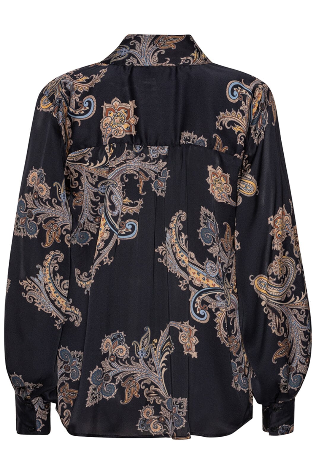 Karmamia - Noelle Shirt - Pearson Paisley Blue Skjorter