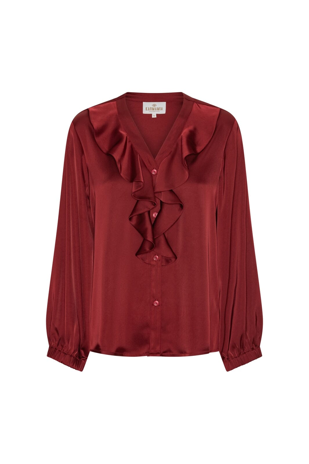 Karmamia - Sophia Blouse 2302 - Semi Rich Merlot