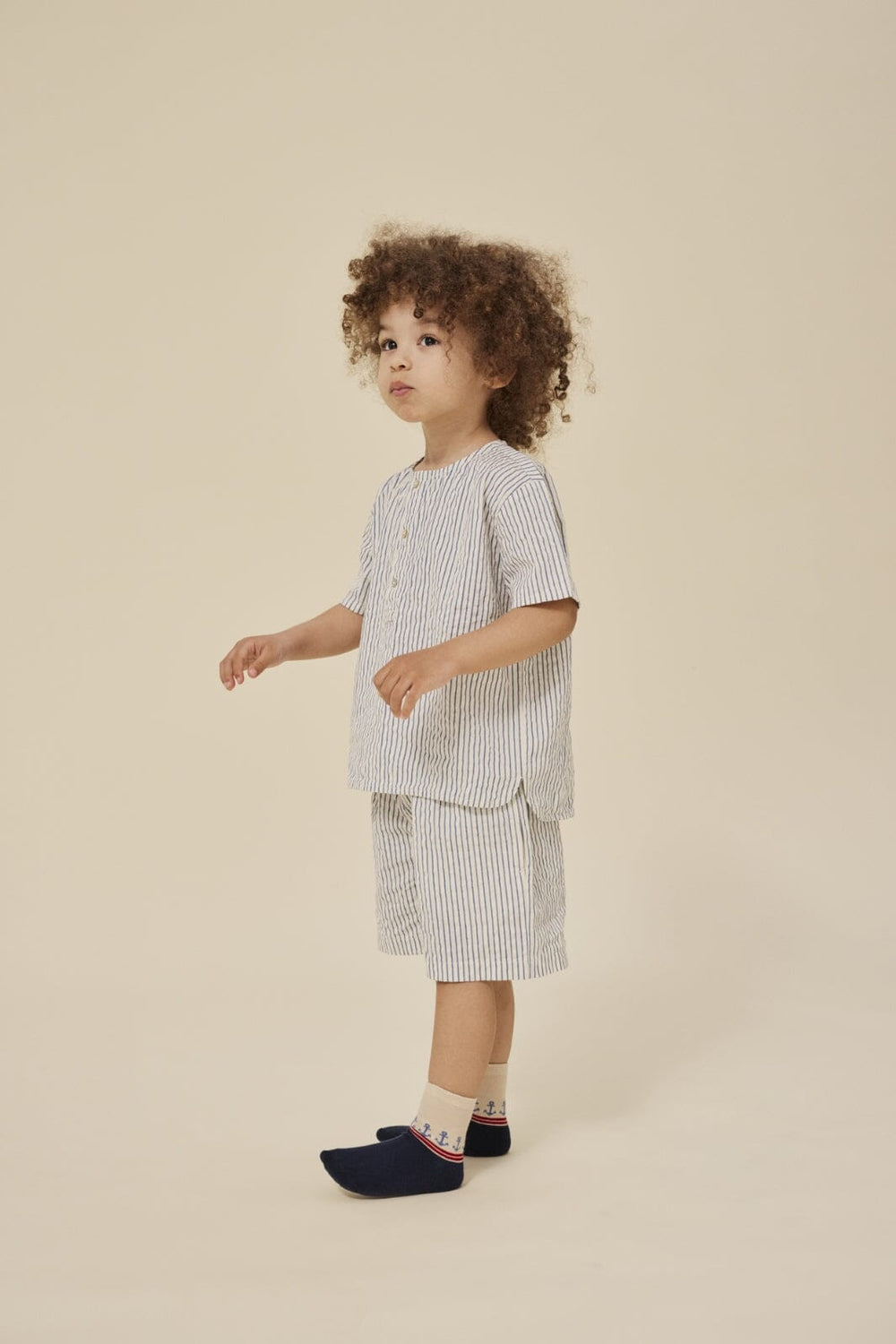 Konges Sløjd - Ace Shorts Gots - Stripe Bluie Shorts