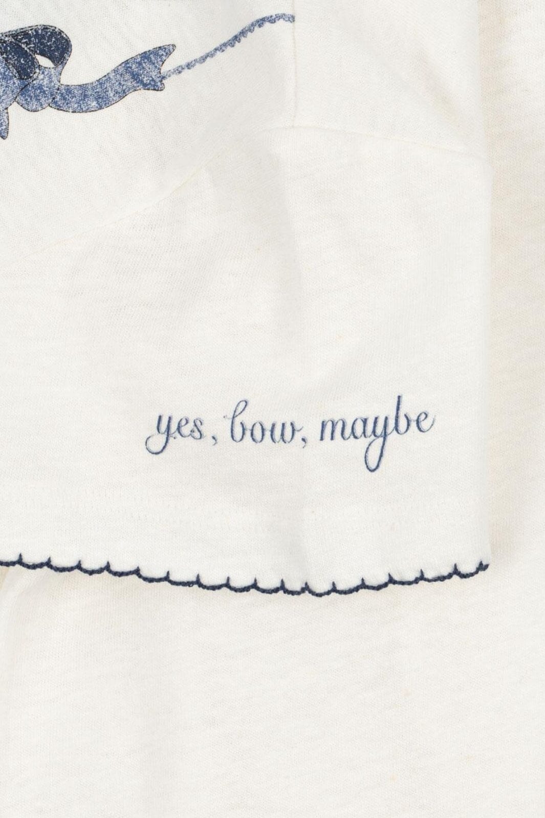 Konges Sløjd - Era Tee Ocs Ks103194 - Off White/bow Collar