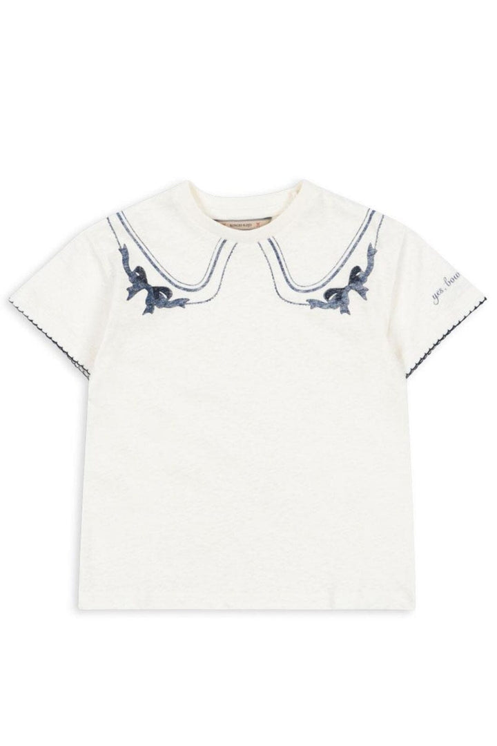 Konges Sløjd - Era Tee Ocs Ks103194 - Off White/bow Collar