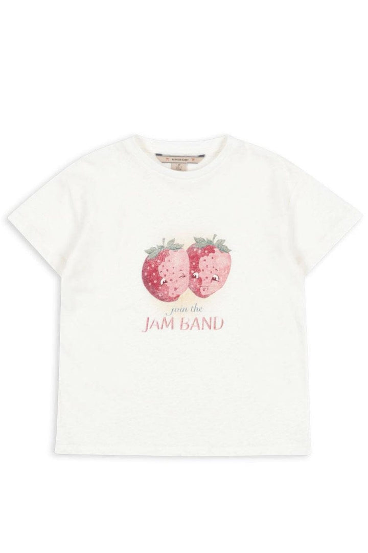 Konges Sløjd - Era Tee Ocs Ks103194 - Off White/jam