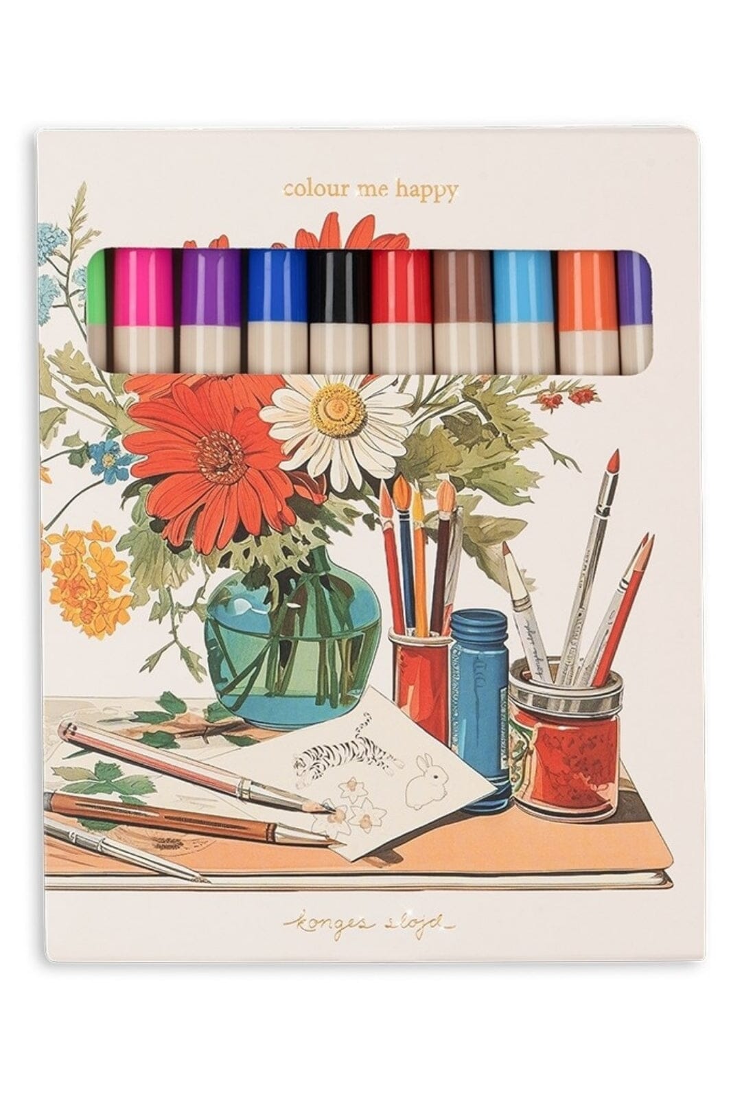 Konges Sløjd - Magic Pens 10 Pcs - Multi Legetøj