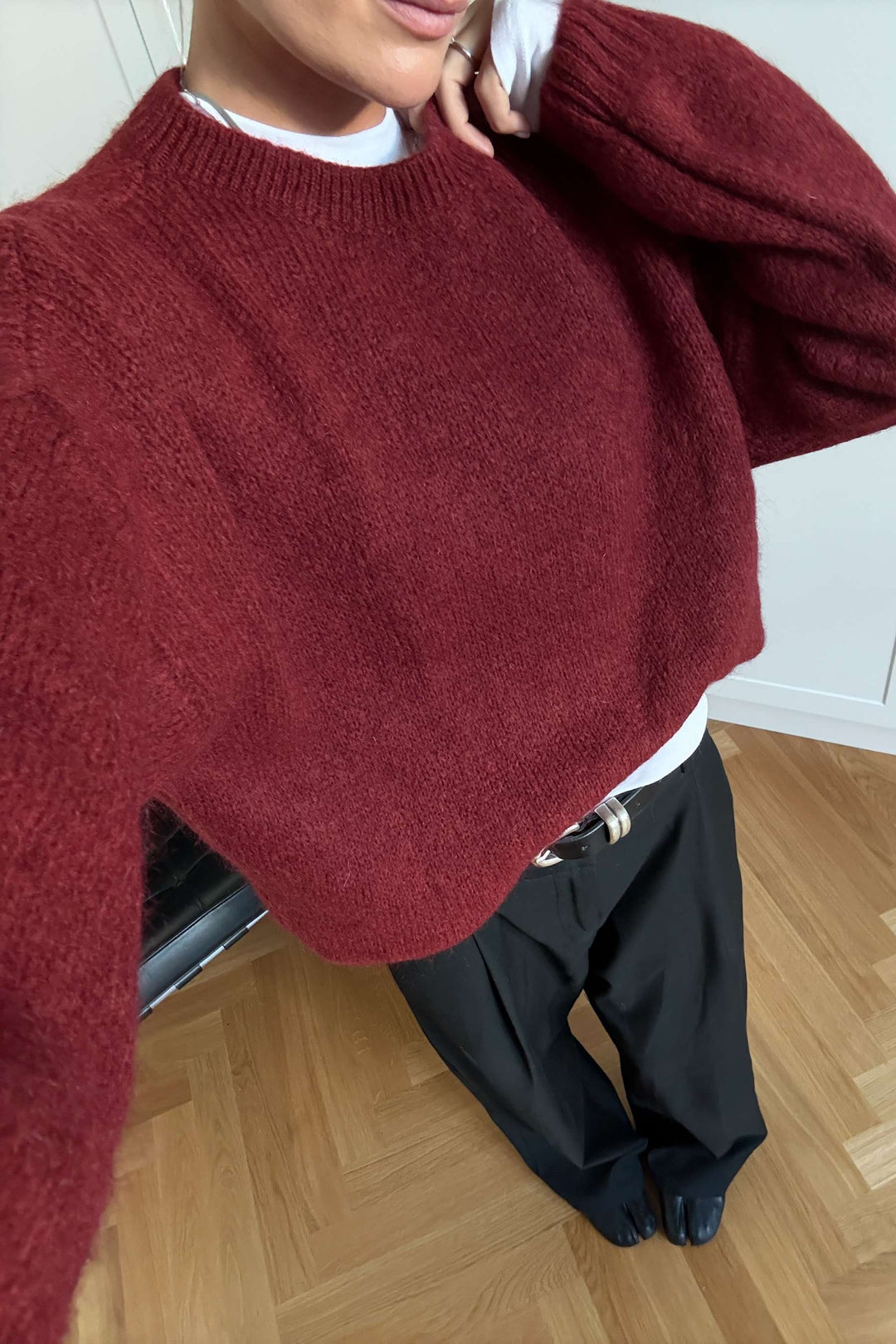 Noella - Mimi Ls Knit 11450002 - 1355 - Dusty Mahogany