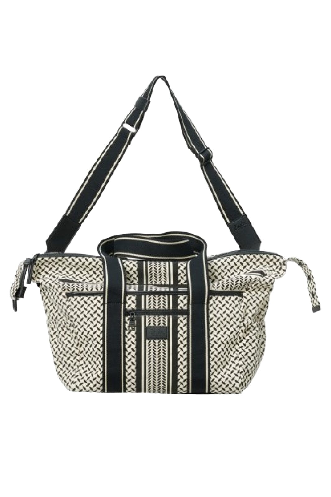 Lala Berlin - Big Bag Muriel 2.0 - heritage stripe black Tasker
