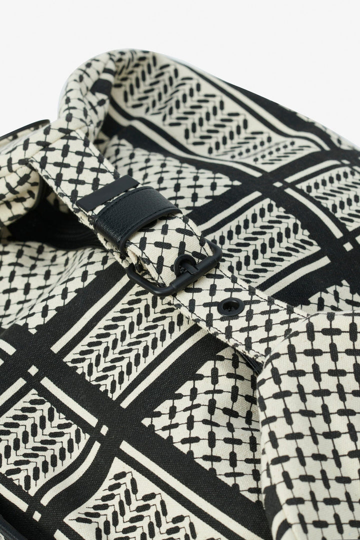 Lala Berlin - Big Bag Muriel 2.0 - heritage stripe black Tasker