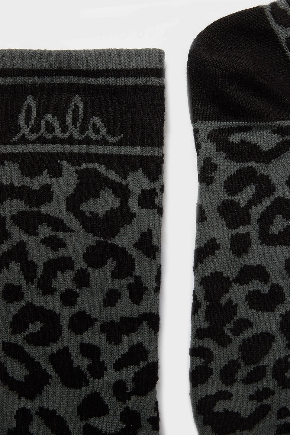 Lala Berlin - Lbsocks Sami 10020086 - Asphalt Leo Strømper