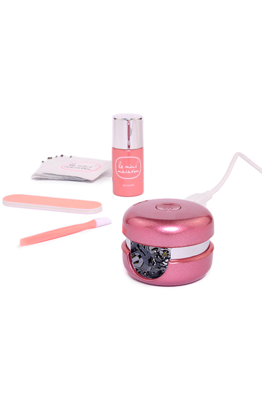 Le Mini Macaron - Gel Manicure Kit - Rose Gold Neglelak