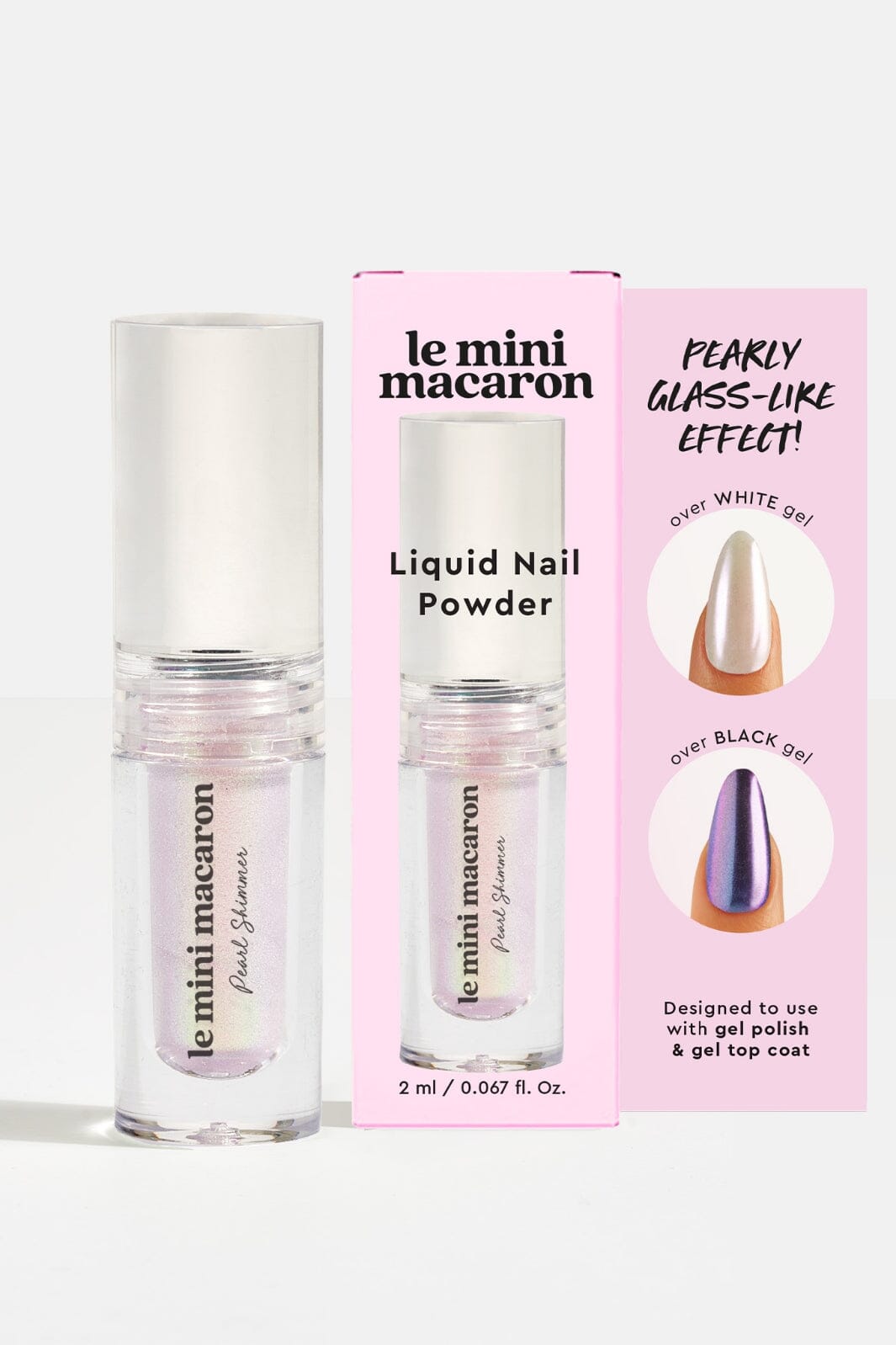 Le Mini Macaron - Liquid Nail Powder, Stardust Collection LNP006 - Pearl Shimmer Negle ting