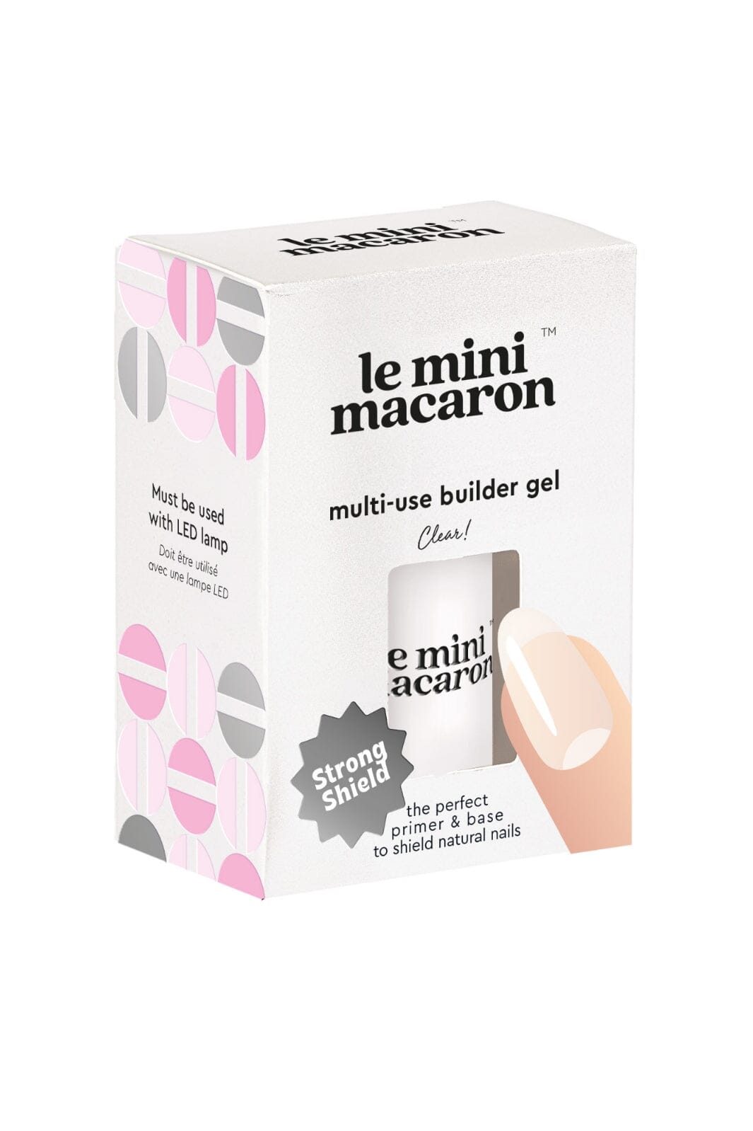 Le Mini Macaron - Multi-Use Builder Gel - Clear Neglelak